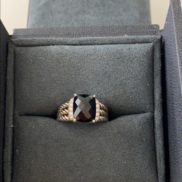 David Yurman ring petite Wheaton ring black - Picture 2 of 4